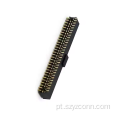 Conector de cabeçalho fêmea de passo de 1,27 mm 60P